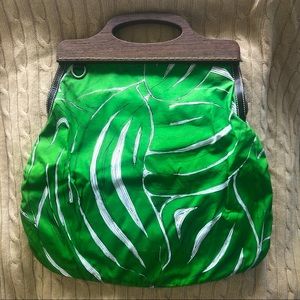 *SOLD* MIU MIU Tropical Top Handle Tote Bag